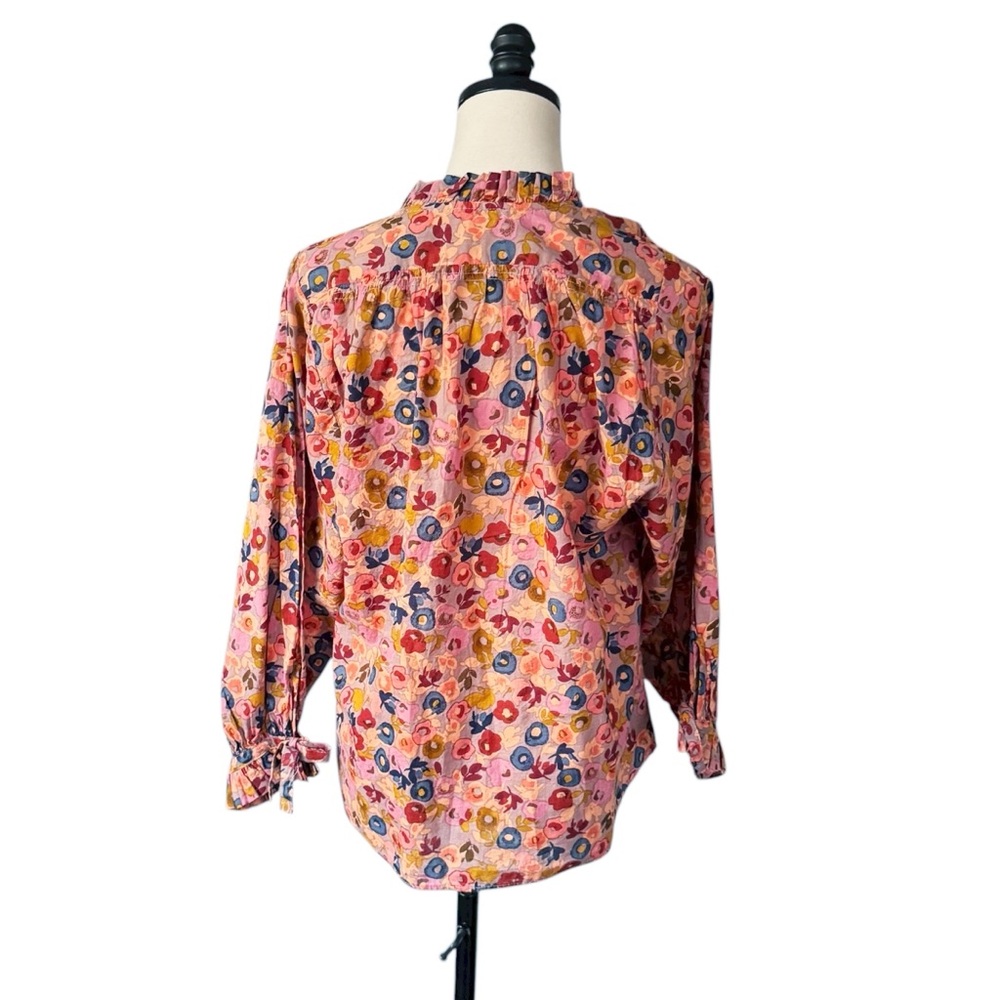 Sundance Laurel Bloom Floral Button Down Blouse | Xs View 5